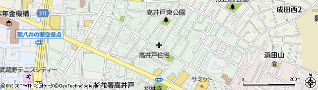 杉並高井戸東郵便局 ＡＴＭ周辺の地図