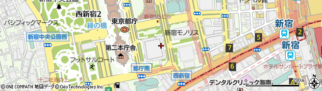 ＥＩＤＡＩ　新宿ショールーム周辺の地図