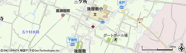 山梨三ケ所郵便局周辺の地図