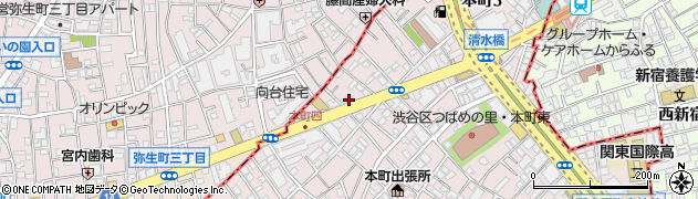 セブンイレブン渋谷本町４丁目店周辺の地図