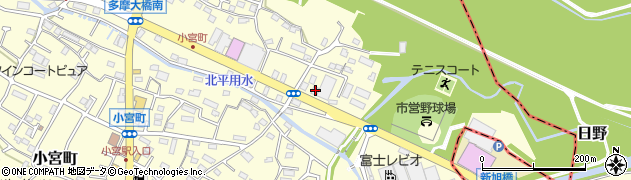 東京都八王子市小宮町321周辺の地図