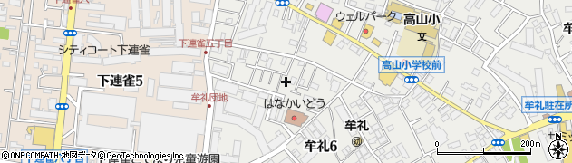 西田畳店周辺の地図
