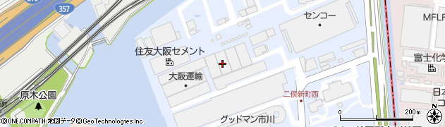 千葉県市川市二俣新町周辺の地図