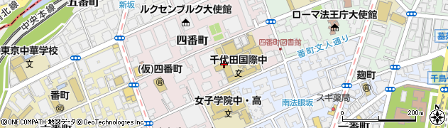 千代田国際中学校周辺の地図