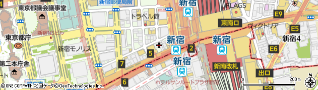 宝島２４西新宿店周辺の地図