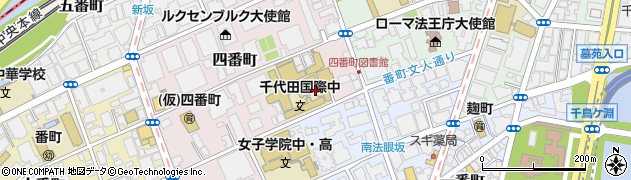 東京都千代田区四番町11周辺の地図