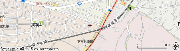 実籾3号公園周辺の地図