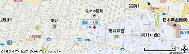 東京都杉並区高井戸西3丁目16-15周辺の地図