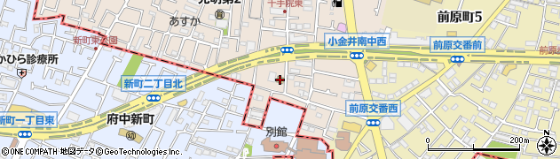 セブンイレブン小金井東八貫井南店周辺の地図