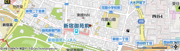 株式会社コマエンタープライズ新宿営業所周辺の地図