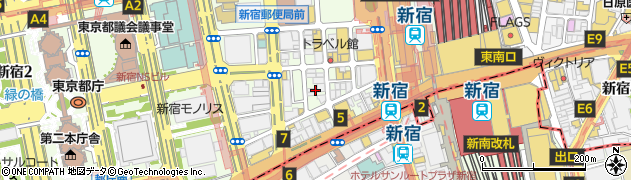蛇口水漏れ修理の生活救急車　新宿区エリア専用ダイヤル周辺の地図
