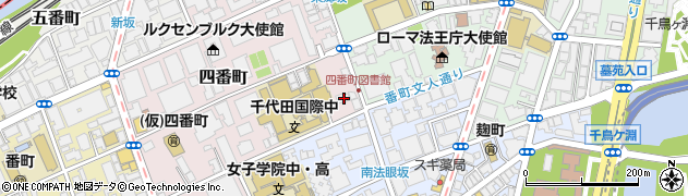 東京都千代田区四番町11-5周辺の地図