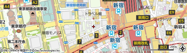 新宿 BAR CREAM周辺の地図