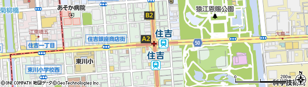 住吉駅周辺の地図