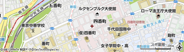東京都千代田区四番町4周辺の地図
