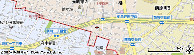 サイクルベースあさひ　小金井店周辺の地図