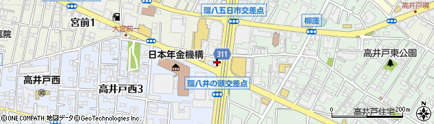 東京都杉並区宮前1丁目19周辺の地図