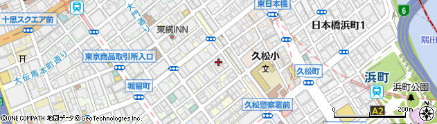 東京都中央区日本橋富沢町8-10周辺の地図