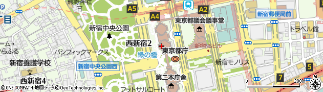東京都　環境局環境改善部大気保全課周辺の地図