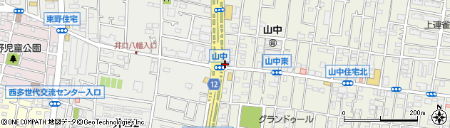 東京土建一般労働組合　三鷹・武蔵野支部周辺の地図