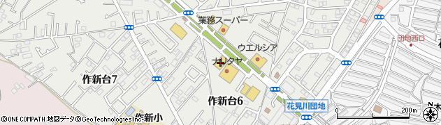 ケーヨーデイツー花見川店周辺の地図
