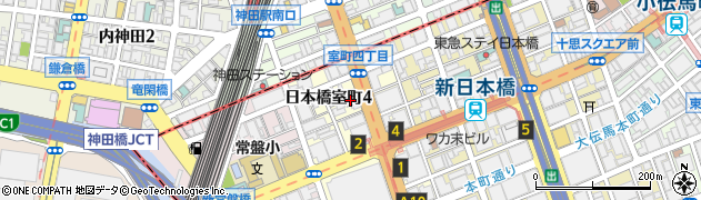 てもみん日本橋室町店周辺の地図