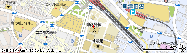 千葉工業大学津田沼校舎　入試広報課周辺の地図