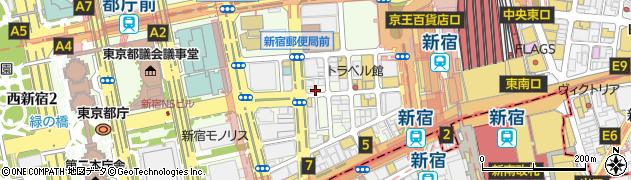 ユーアイ薬局新宿店周辺の地図
