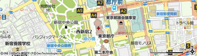 東京都職員信用組合周辺の地図