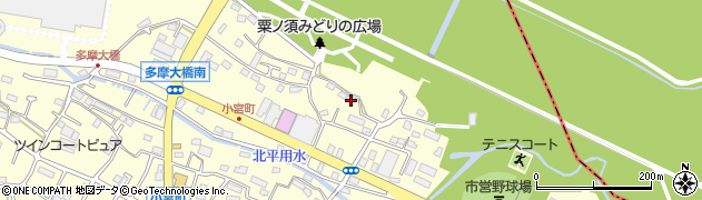 東京都八王子市小宮町343周辺の地図