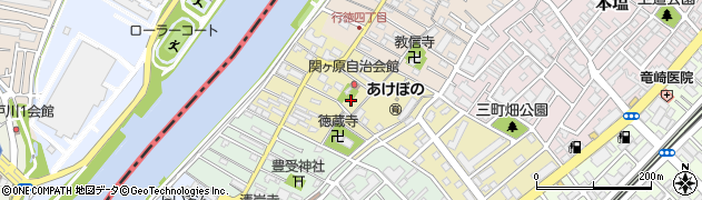 千葉県市川市関ケ島周辺の地図