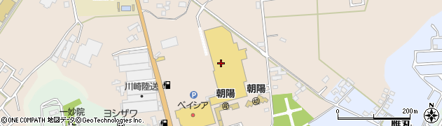 カインズホーム八街店エクステリアプラザ周辺の地図