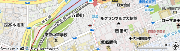 東京都千代田区五番町6周辺の地図