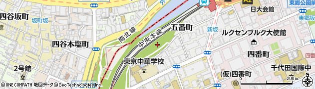 東京都千代田区五番町2周辺の地図