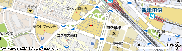 三菱ＵＦＪ銀行モリシア ＡＴＭ周辺の地図