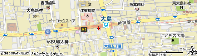 舎鈴 大島駅前店周辺の地図