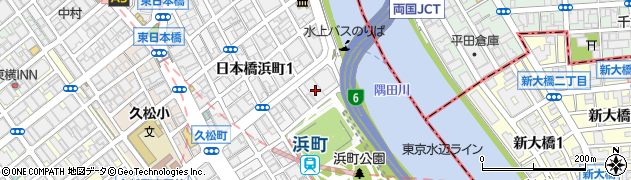 東京都中央区日本橋浜町2丁目62-5周辺の地図