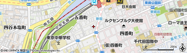 東京都千代田区五番町6-2周辺の地図