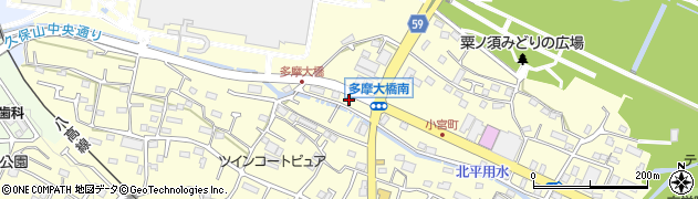 東京都八王子市小宮町208周辺の地図
