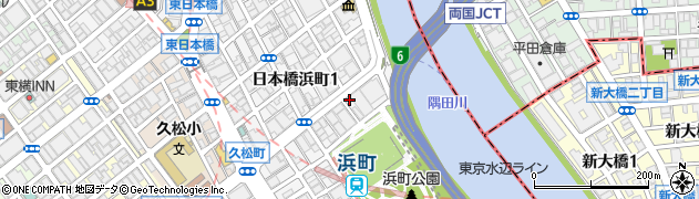 東京都中央区日本橋浜町2丁目62-4周辺の地図