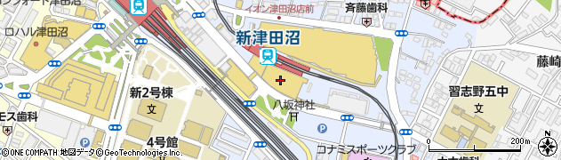 京葉銀行津田沼１丁目 ＡＴＭ周辺の地図