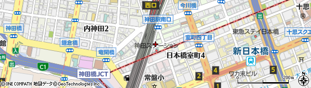 ラーメン大戦争 神田店周辺の地図