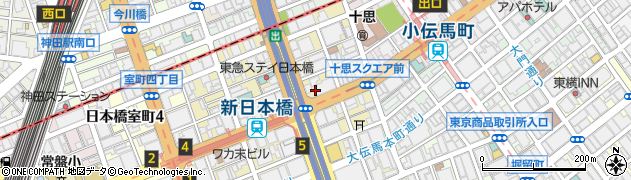 東京都中央区日本橋本町4丁目9周辺の地図