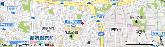 東京都新宿区新宿1丁目24周辺の地図