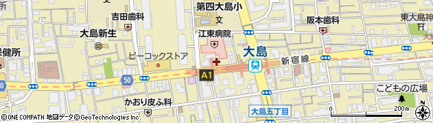 泥亀　大島店周辺の地図