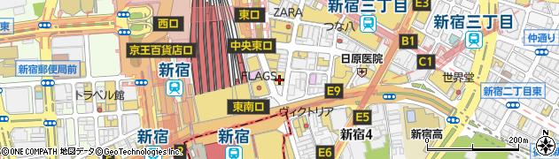 ドン・キホーテ新宿東南口店周辺の地図