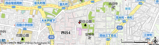 東京都新宿区愛住町12-6周辺の地図