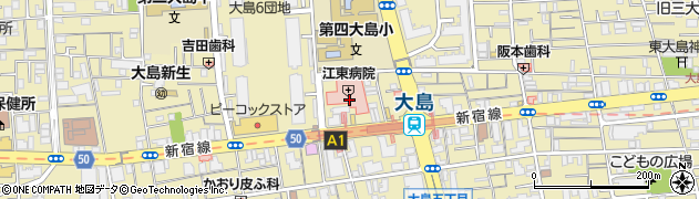 珈琲館 大島店周辺の地図