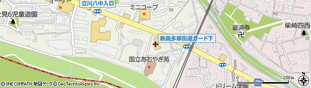 トヨタＳ＆Ｄ西東京Ｕ－Ｃａｒ立川富士見町店周辺の地図