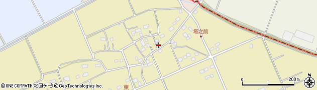 千葉県匝瑳市東小笹2441周辺の地図